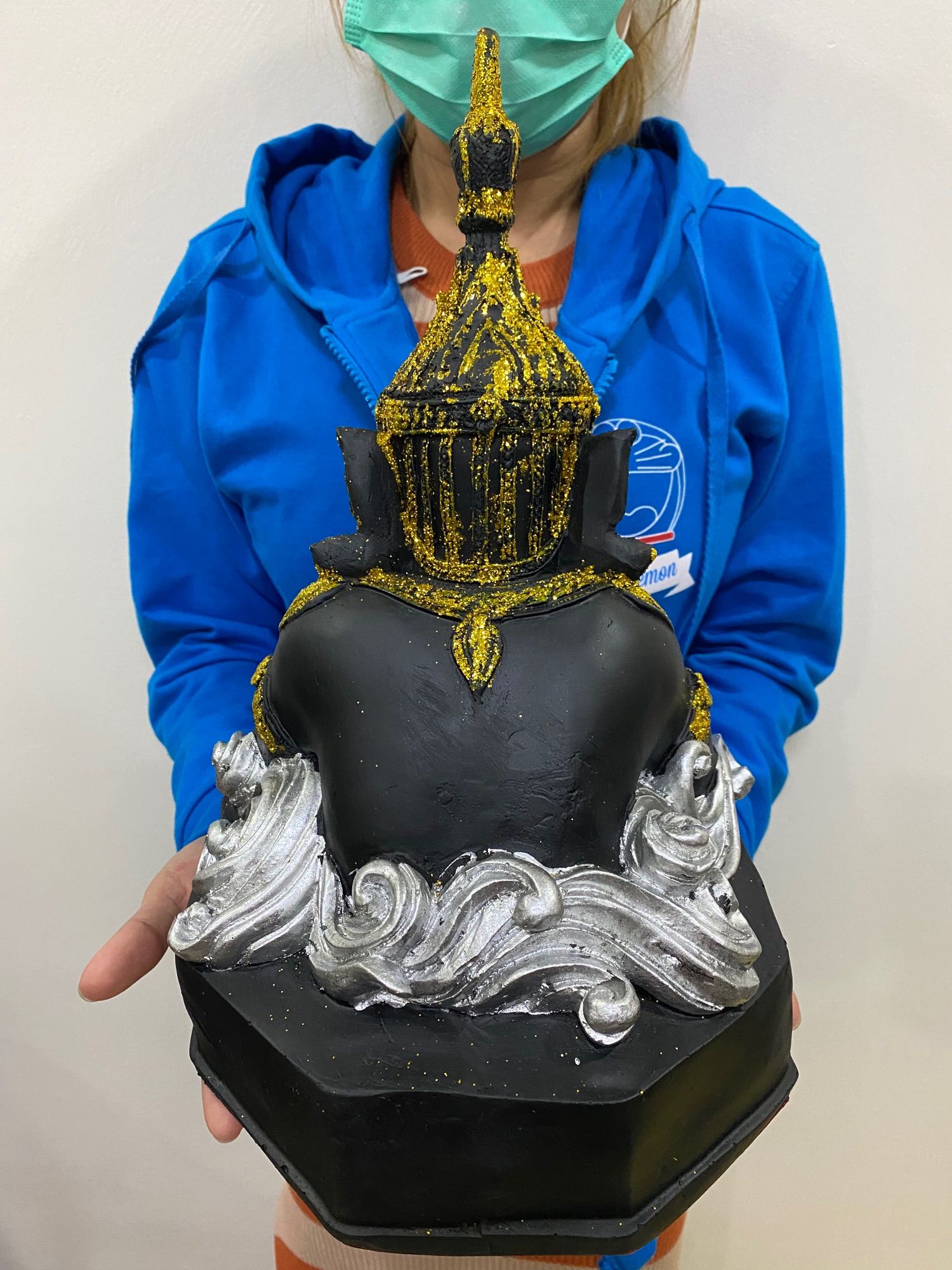 ราหูอมจันทร์ องค์กลาง กว้าง8นิ้ว สูง13นิ้ว