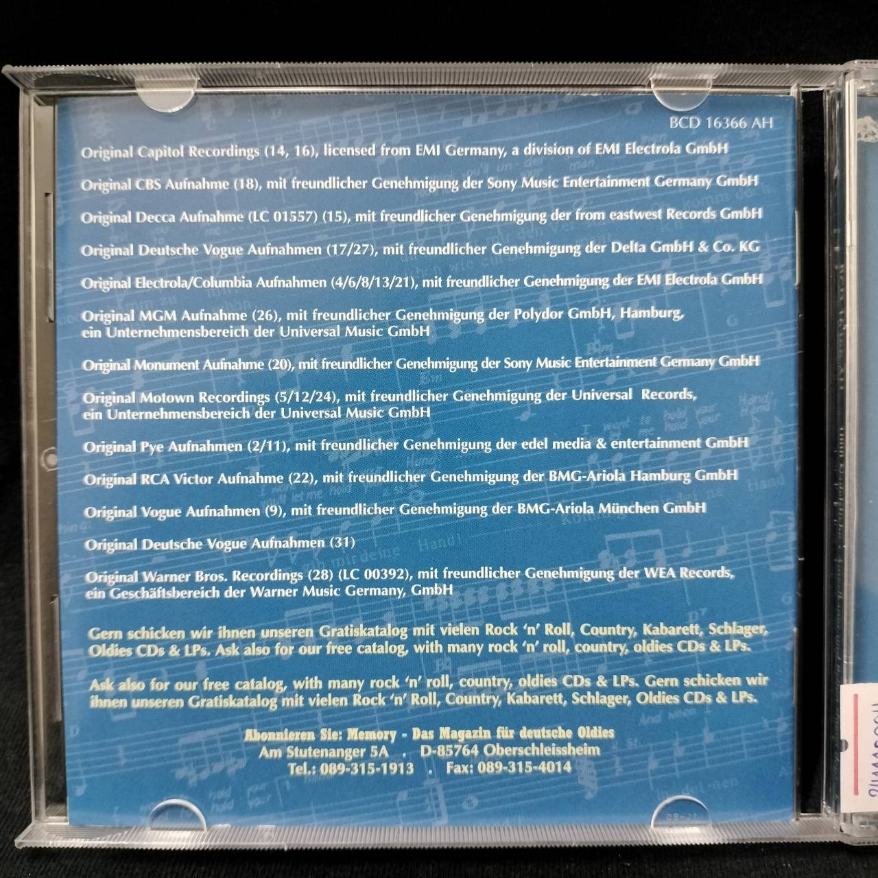 Various – 1000 Nadelstiche - Amerikaner & Briten Singen Deutsch / GERMANY / แผ่นสวย