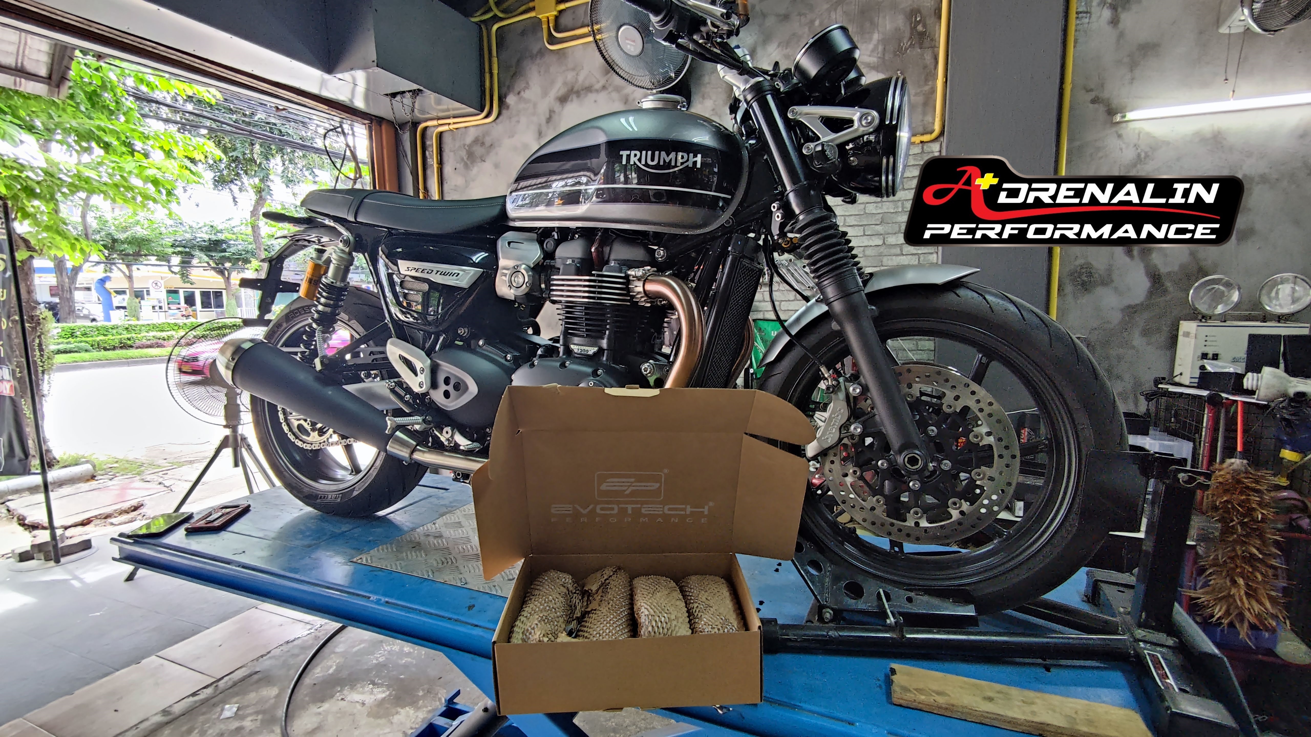 Evotech กันล้มกลาง (Crash Protection) สำหรับ speed twin