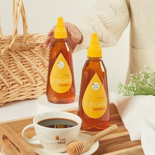 น้ำผึ้งดอกลำไย (ขวดบีบ) Forabee Longan Flower Honey 500 g. (05-8552)