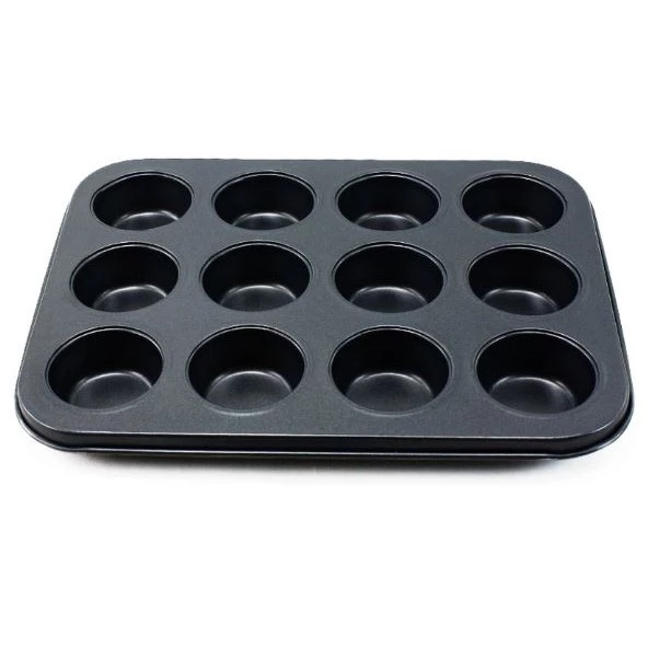 ถาดขนมมัฟฟิน / คัพเค้ก 12 หลุม 12-cup Muffin/ Cupcake Tray EZ 31080 (12-2096)