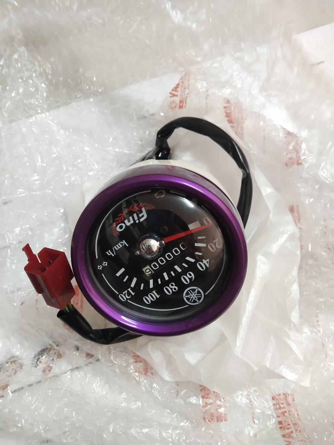 ชุดเรือนไมล์ สีม่วง/ขาว ฟีโน่คาร์บูเกจ์แยก FINO อะไหล่แท้ YAMAHA 20B-H3570-42