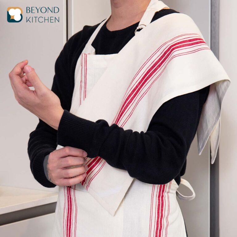 ผ้าเช็ดจานผ้าลินิน Beyond Kitchen Linen Tea Towel 18 x 28'' 1 ผืน (12-8527)