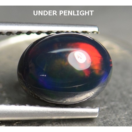 แบล็คโอปอลหลากสี (Opal) 1 กะรัต