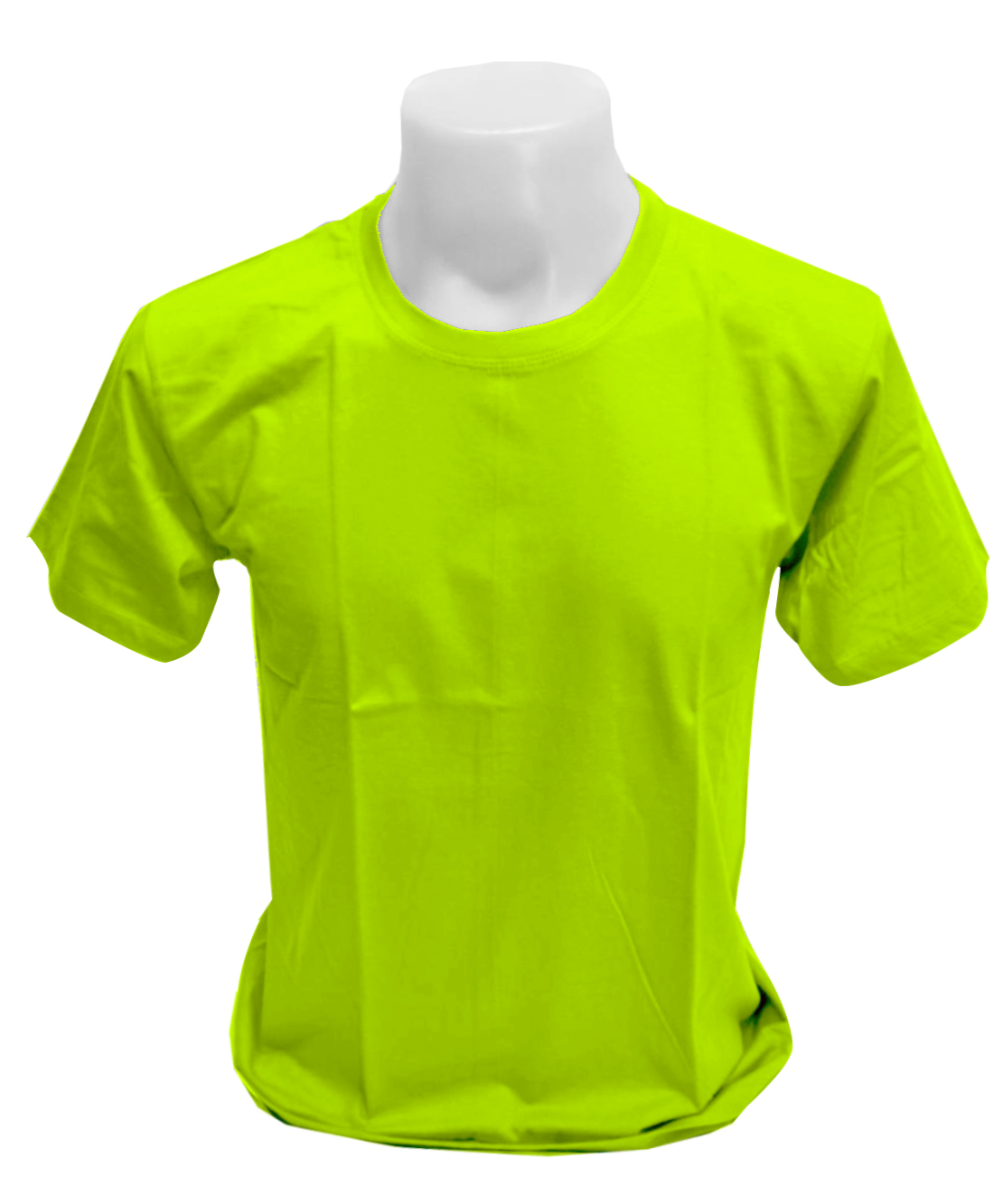 เสื้อยืด สีเขียวมะนาว