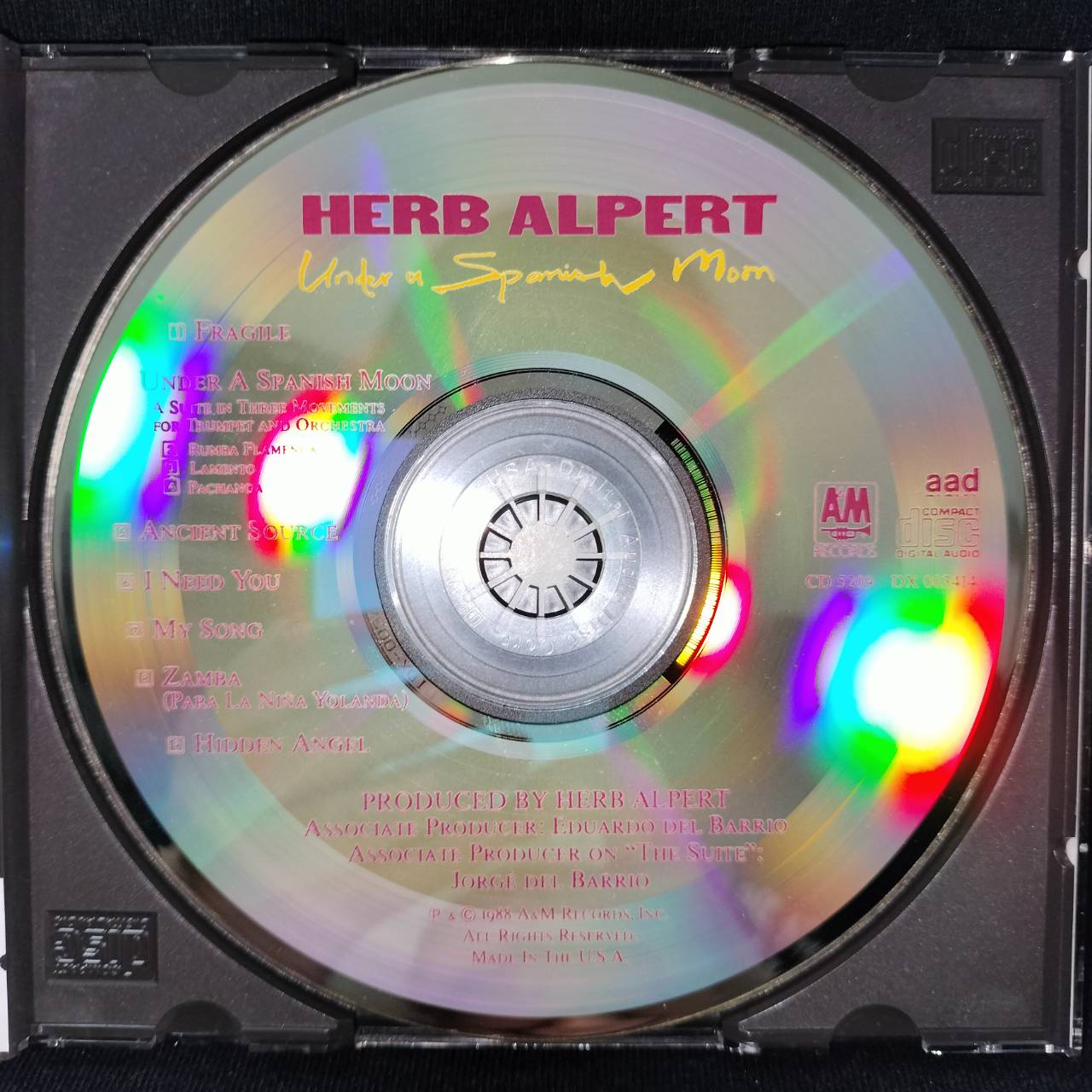 Herb Alpert – Under A Spanish Moon / USA / แผ่นสวย