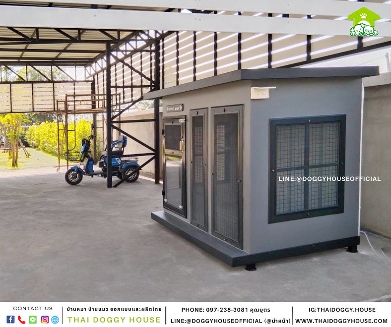 บ้านหมา แบบบ้าน BOX STYLE