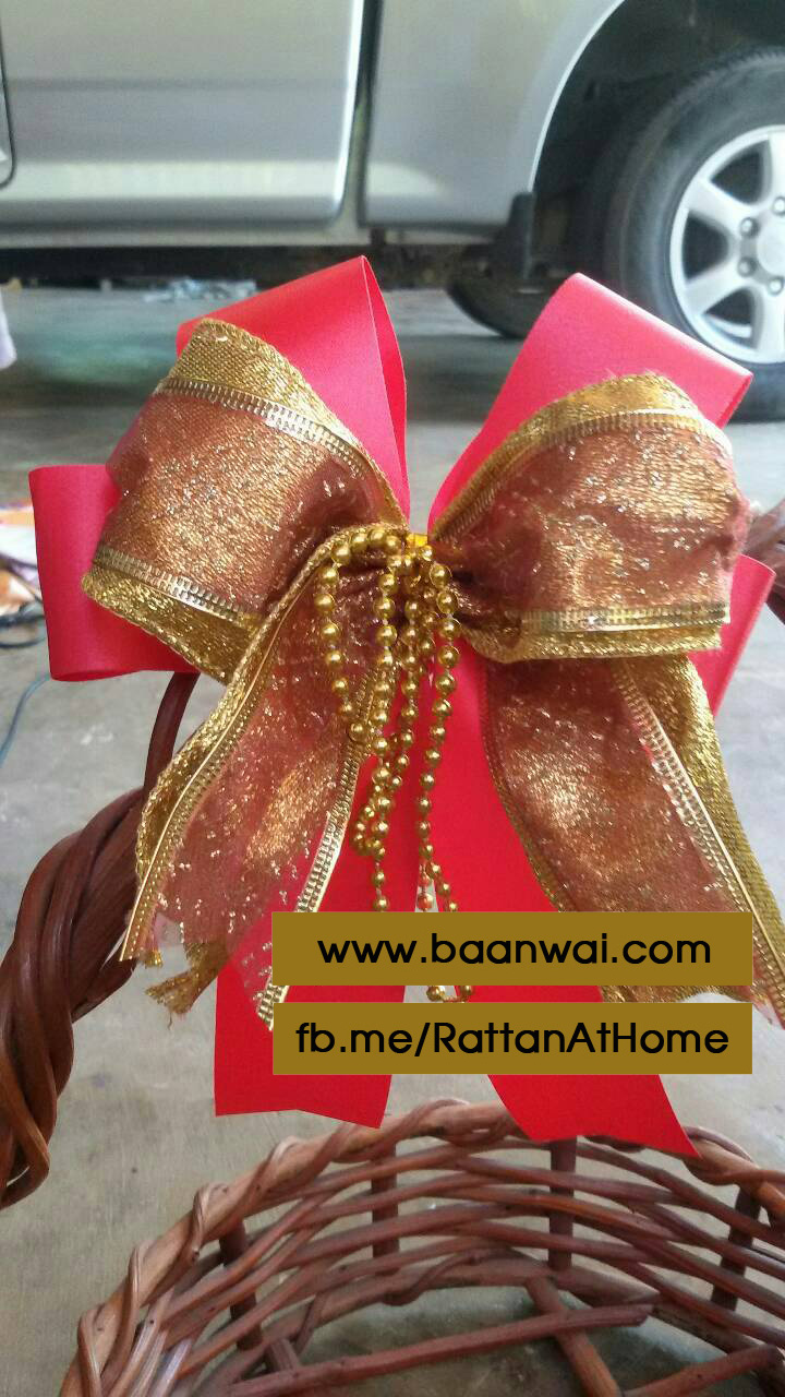 "งานตัวอย่าง" รับทำโบว์ติดกระเช้า โบว์ติดของชำร่วย โบว์ของขวัญ โบว์รางวัล โบว์ประกวด โบว์ติดรางวัล