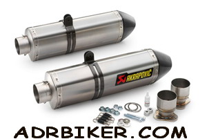 ท่อ akrapovic ทรง HEX ล่าสุด สำหรับ ktm 990 adventure (For Exhibition only)
