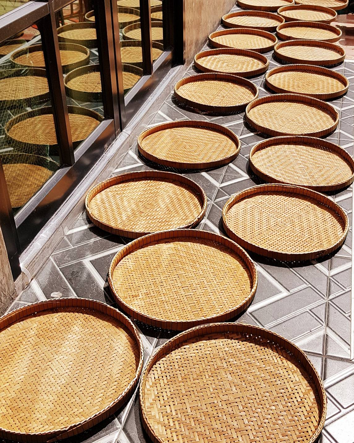 กระจาด กระด้งตะแกรง ขนาด 15-16 นิ้ว