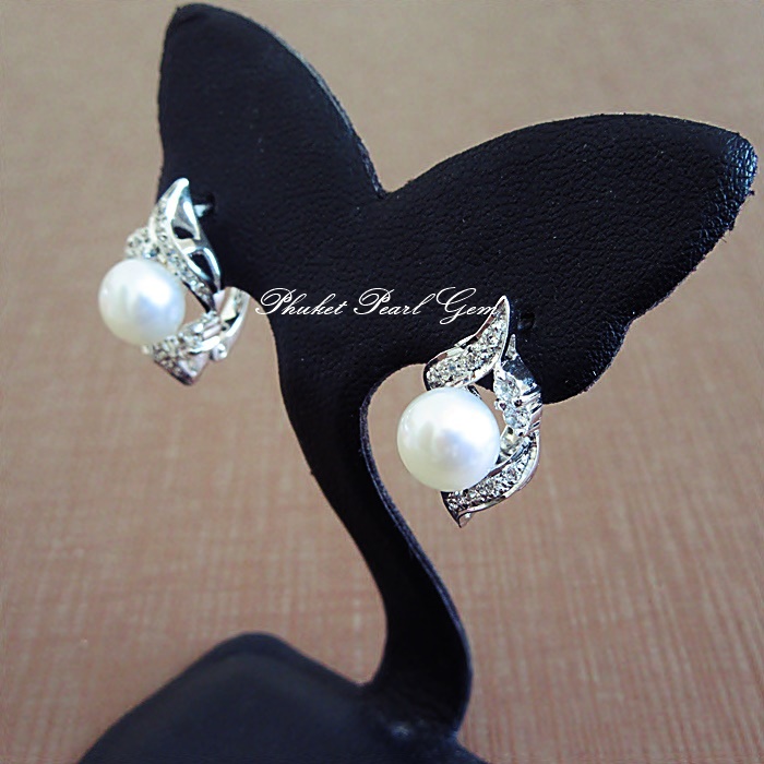 Phuket Pearl Gem - Pearl Earring ต่างหูมุกแท้