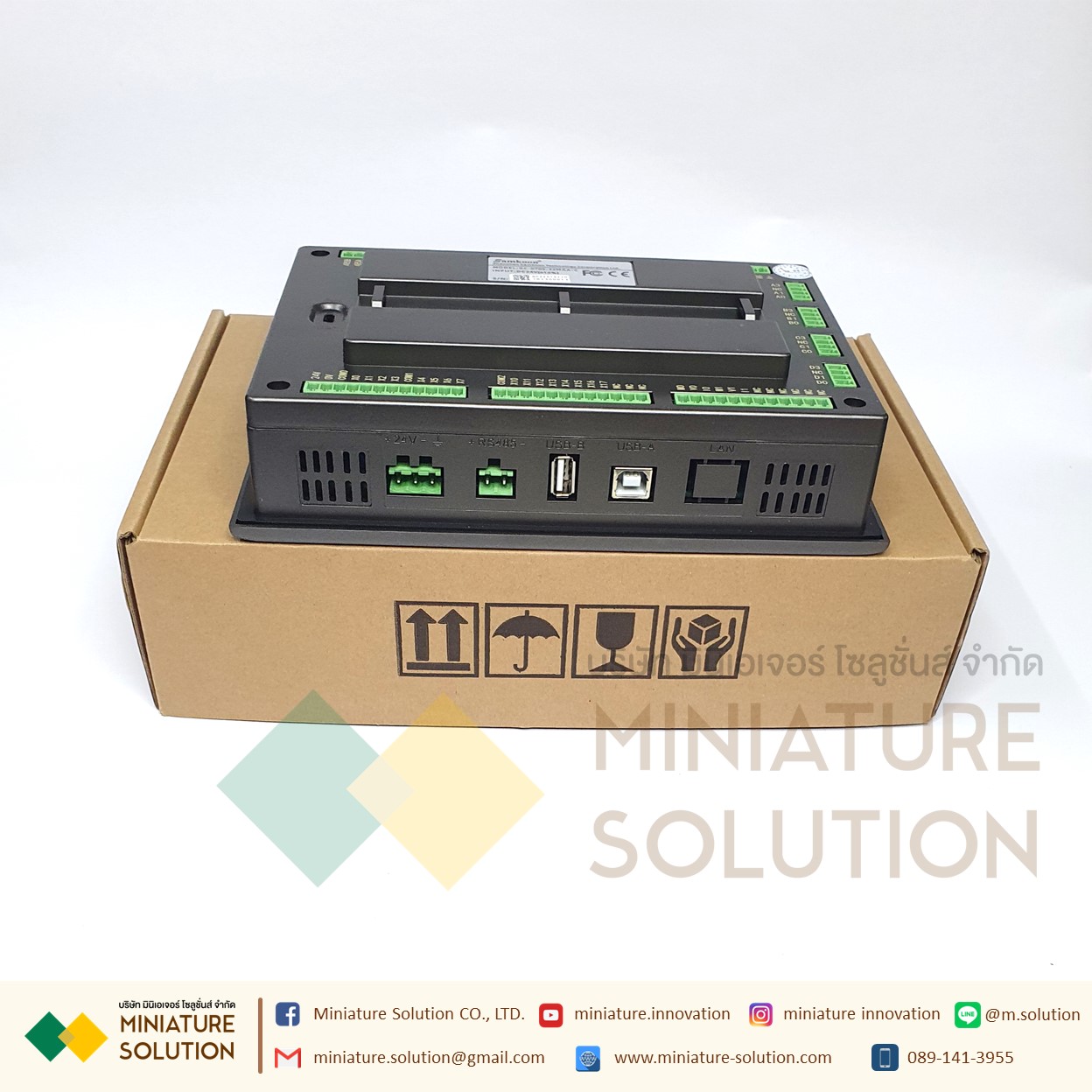 GC-070S-32MAA-C Samkoon HMI DC 24V 800*480 ความเร็วสูง Pulse เอาท์พุท Integrated PLC