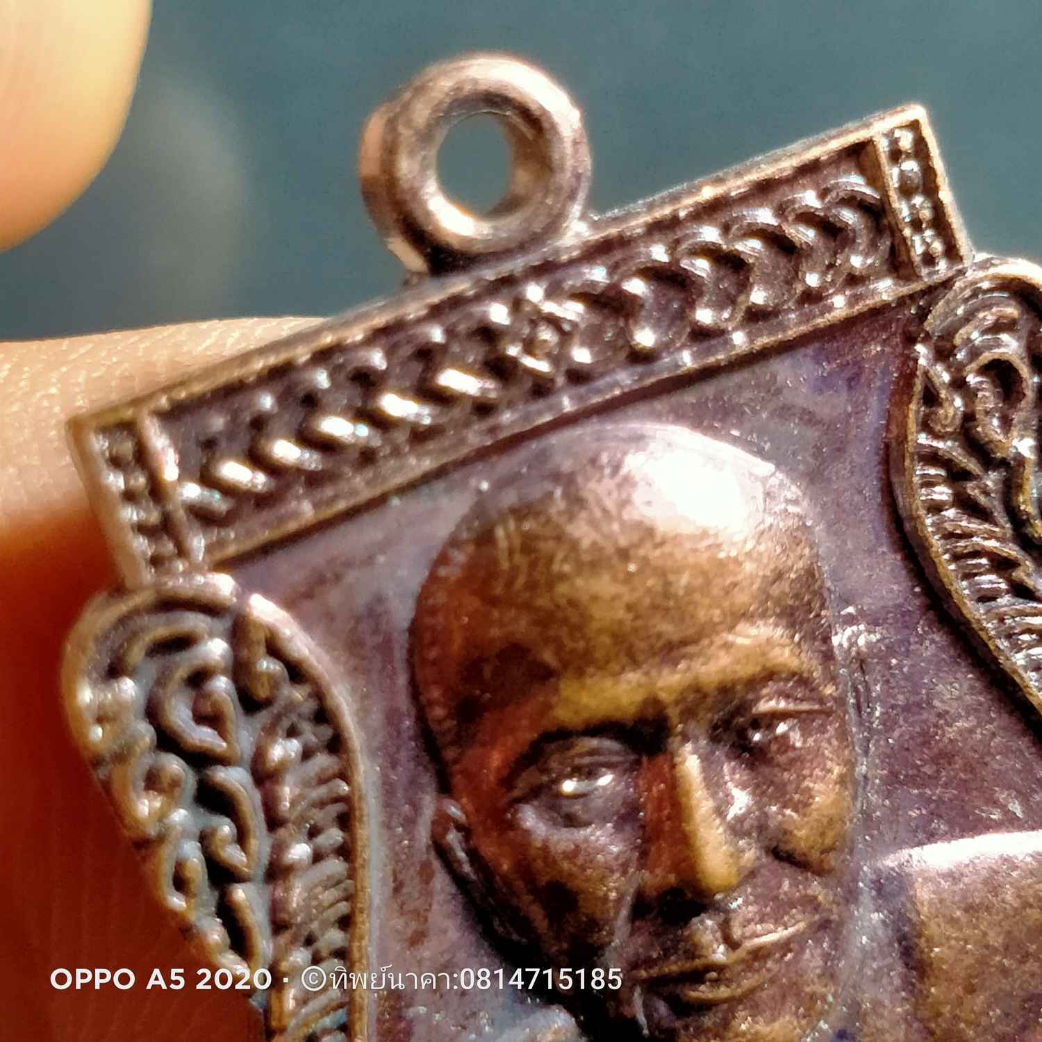 No202.เหรียญพระครูปลัดสมหมายปัญญาวุโร หลังยัต์5แถว รุ่น1 วัดขามใหญ่ อ.ห้วยทับทัน จ.ศรีสะเกษ