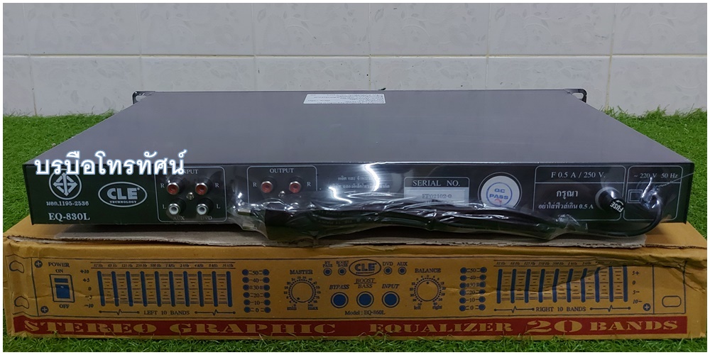 มิกเซอร์ MIXER EQ ปรี Bluetooth USB เครื่องขยายเสียง