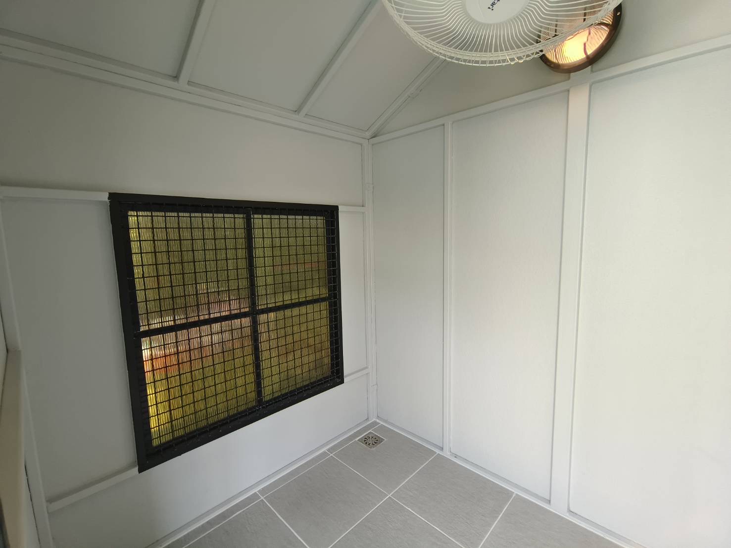 บ้านหมา ติดพัดลม มีมุ้งลวด + ตะแกรงเหล็ก แบบบ้าน 𝑵𝒐𝒓𝒅𝒊𝒄 𝒔𝒕𝒚𝒍𝒆🏡🤎