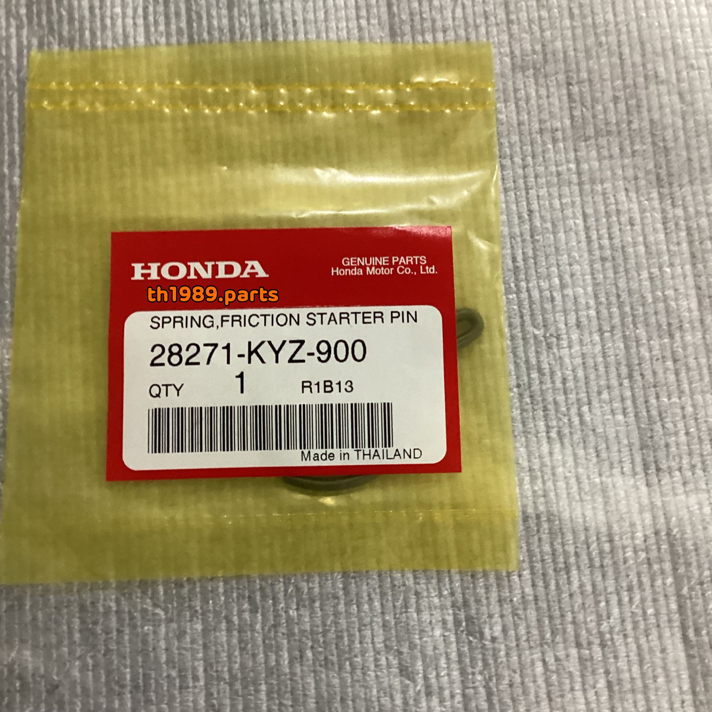 28271-KYZ-900 สปริงบังคับเฟืองสตาร์ททางเดียว WAVE125i 2012-2020 อะไหล่แท้ HONDA