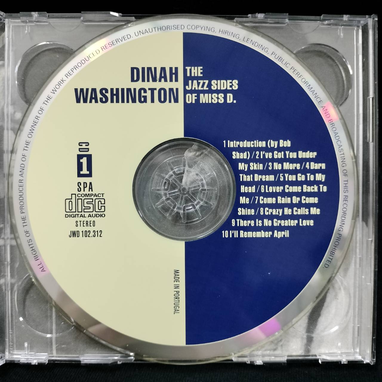 Dinah Washington – The Jazz Sides of Miss D. / BELGIUM / 2CD / แผ่นดี