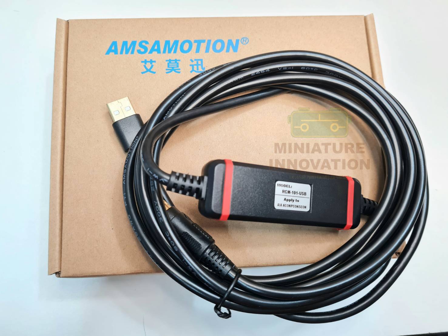 RCM-101-USB สายเคเบิลข้อมูลไดรเวอร์i IAI ไฟฟ้ากระบอกสูบ ACON / PCON / SCON สายการเขียนโปรแกรม สายลิ้งค์ RCM-101-USB