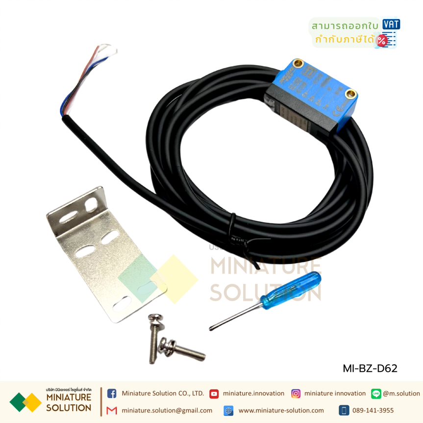 JINGJIAKE BZ-D62 NPN/ BZ-D62 PNP Reflective Photoelectric Sensor Detecting Range 40~600mm, 12~24VDC BZ E3Z-D61 R61 T61 เซนเซอร์ตรวจจับวัตถุ
