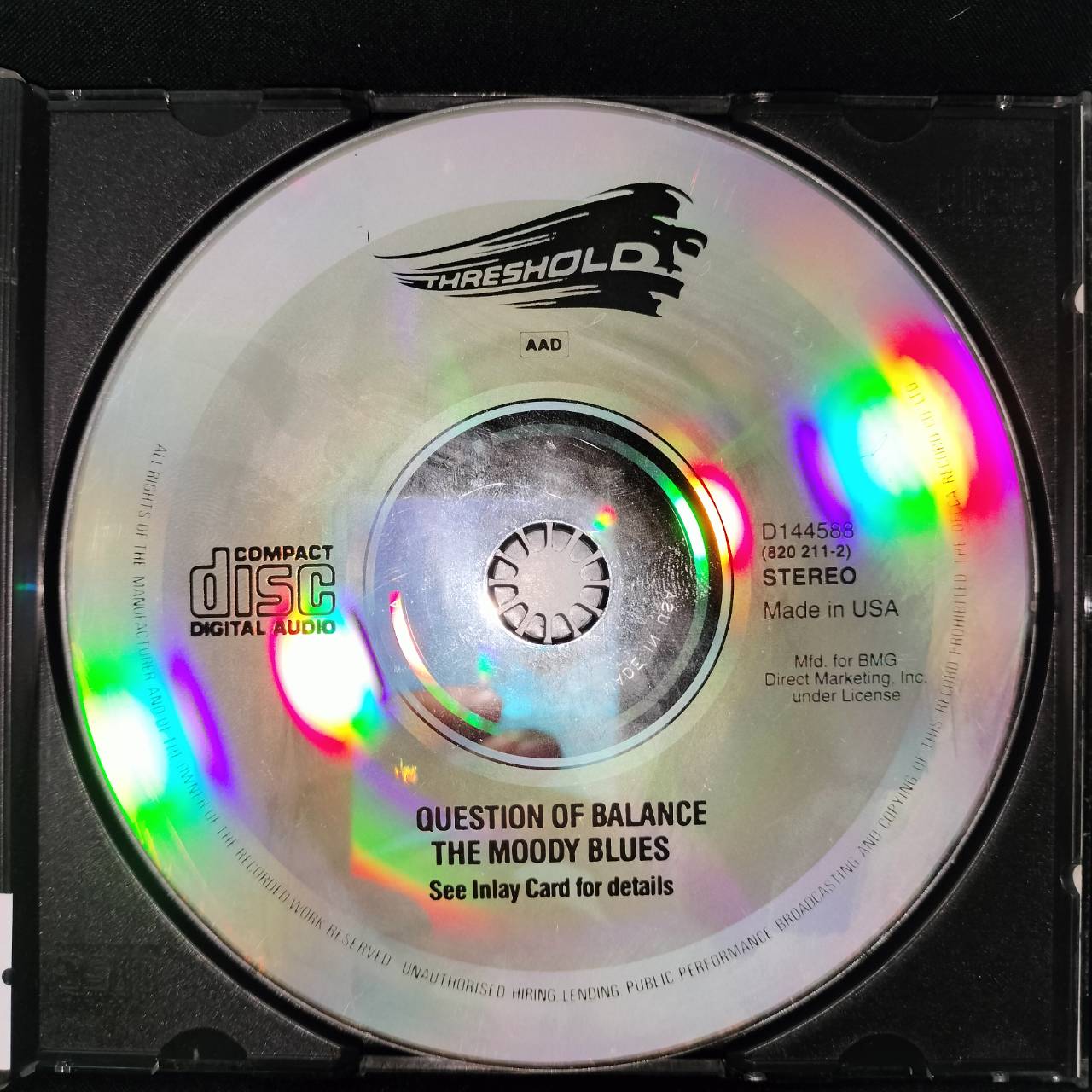 The Moody Blues – A Question Of Balance / USA / มีรอยบ้าง / ทะลุขอบ(ไม่โดนเนื้อแผ่น)