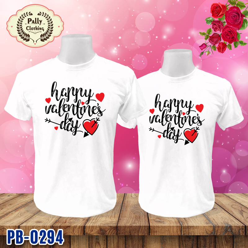 เสื้อวันวาเลนไทน์ PB-0294 ลาย happy valentine's day