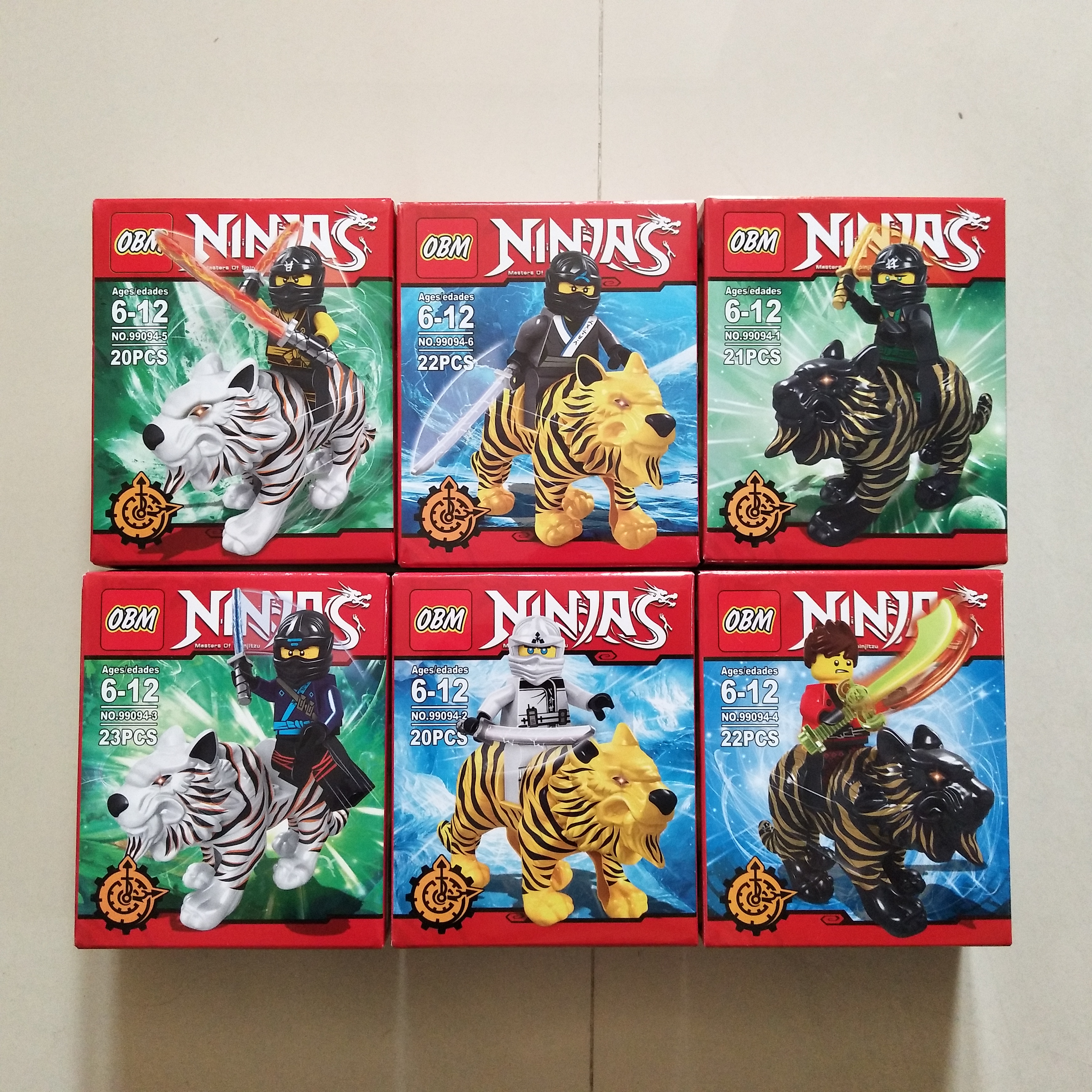 เลโก้จีน OBM.99094 ชุด Ninja Go Movie ขี่เสือ
