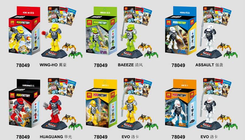 เลโก้จีน LELE 78049 ชุด Hero Factory
