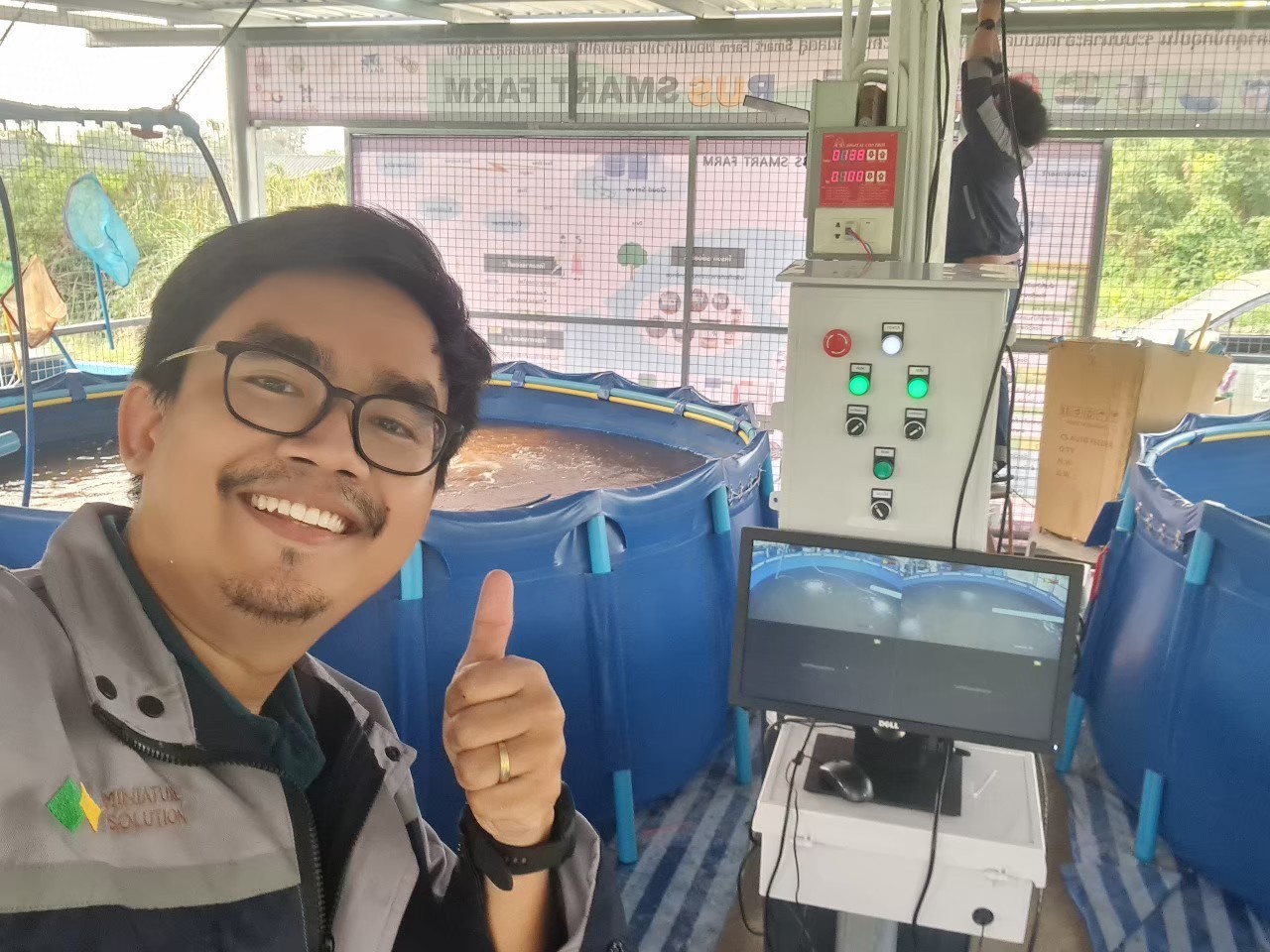 ติดตั้งระบบควบคุมปลาดุก x มหาวิทยาลัยเทคโนโลยีราชมงคลสุวรรณภูมิ