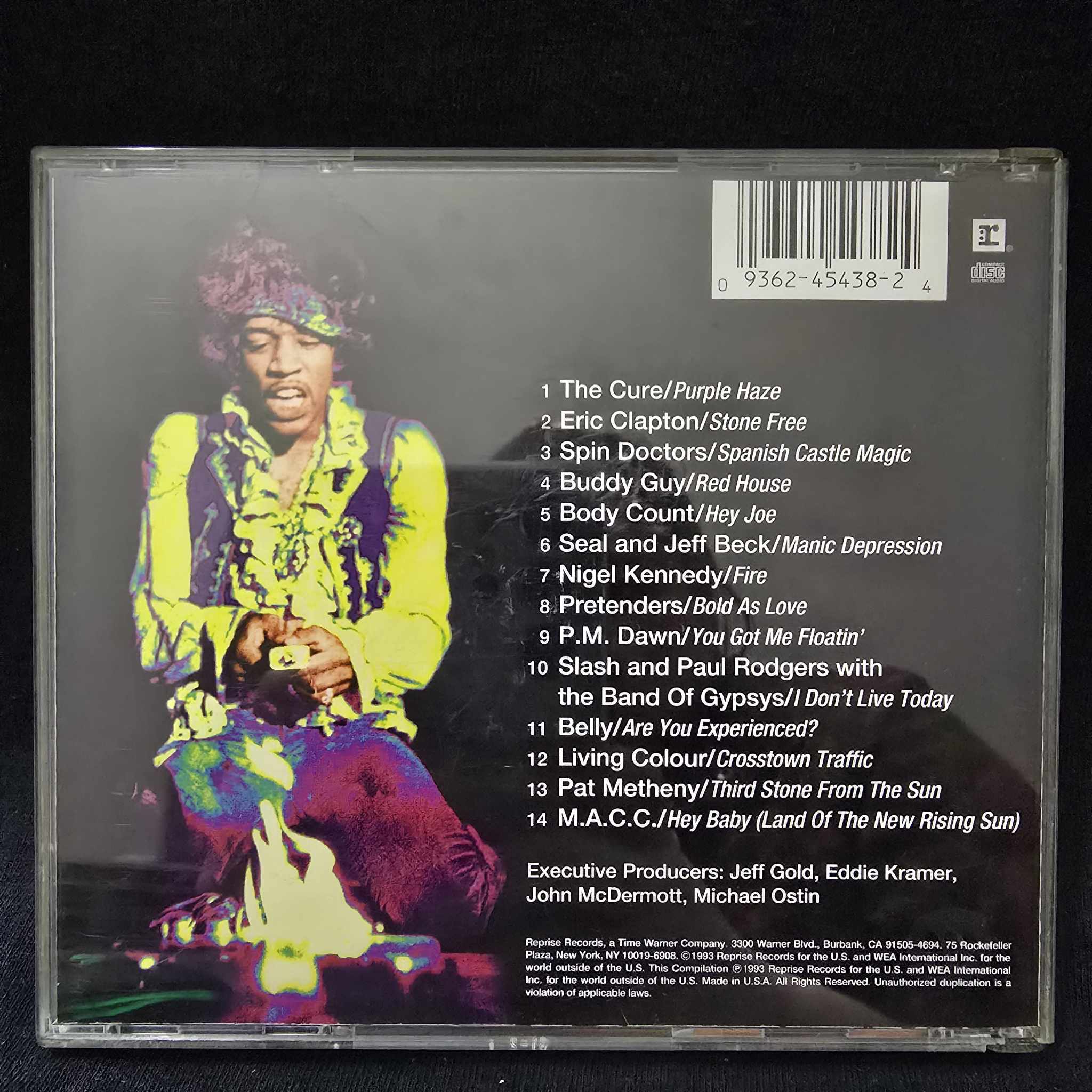 Various – Stone Free (A Tribute To Jimi Hendrix) / USA / แผ่นดี