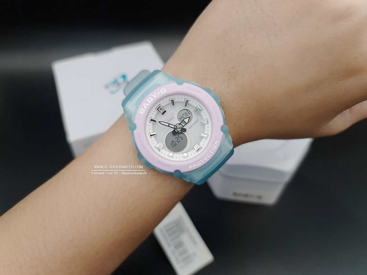 CASIO BABY-G นาฬิกาข้อมือ นาฬิกากันน้ำ นาฬิกาของแท้ ประกันศูนย์ CMG 1 ปี รุ่น BGA-270-2A