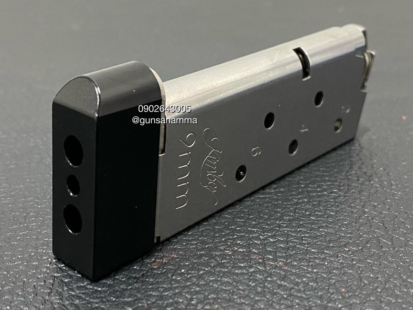 ส้นแม็กรองก้อย Kimber Micro9/1911-ยาว3.8cm x สูง1.5cm