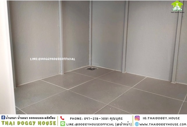 บ้านหมา รองรับการติดแอร์ แบบบ้าน 𝐁𝐎𝐗 𝐒𝐓𝐘𝐋𝐄