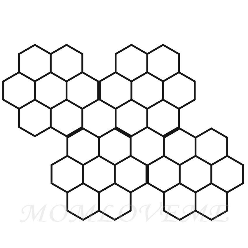 แม่พิมพ์ทางเดิน ลายรังผึ้ง D5