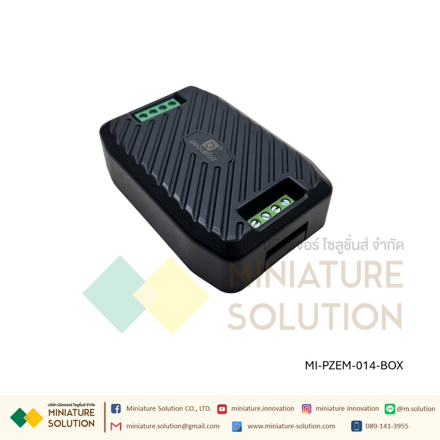 PZEM-014 pzem AC ดิจิตอลมิเตอร์ โมดูลวัดระบบไฟฟ้า AC 10A 80-260V Energy Meter AC 10A Voltage Current Energy Hz Power factor RS485 Modbus Module เฉพาะกล่อง