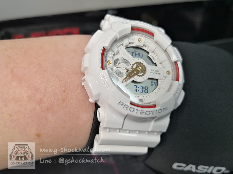 CASIO G-SHOCK นาฬิกาข้อมือ นาฬิกากันน้ำ นาฬิกาของแท้ ประกันศูนย์ CMG 1 ปี รุ่น GA-110DDR-7A