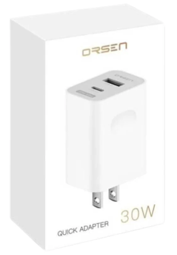 ADAPTER ELOOP ORSEN C15 PD 30W / QC 3.0 Fast Charge อะแดปเตอร์