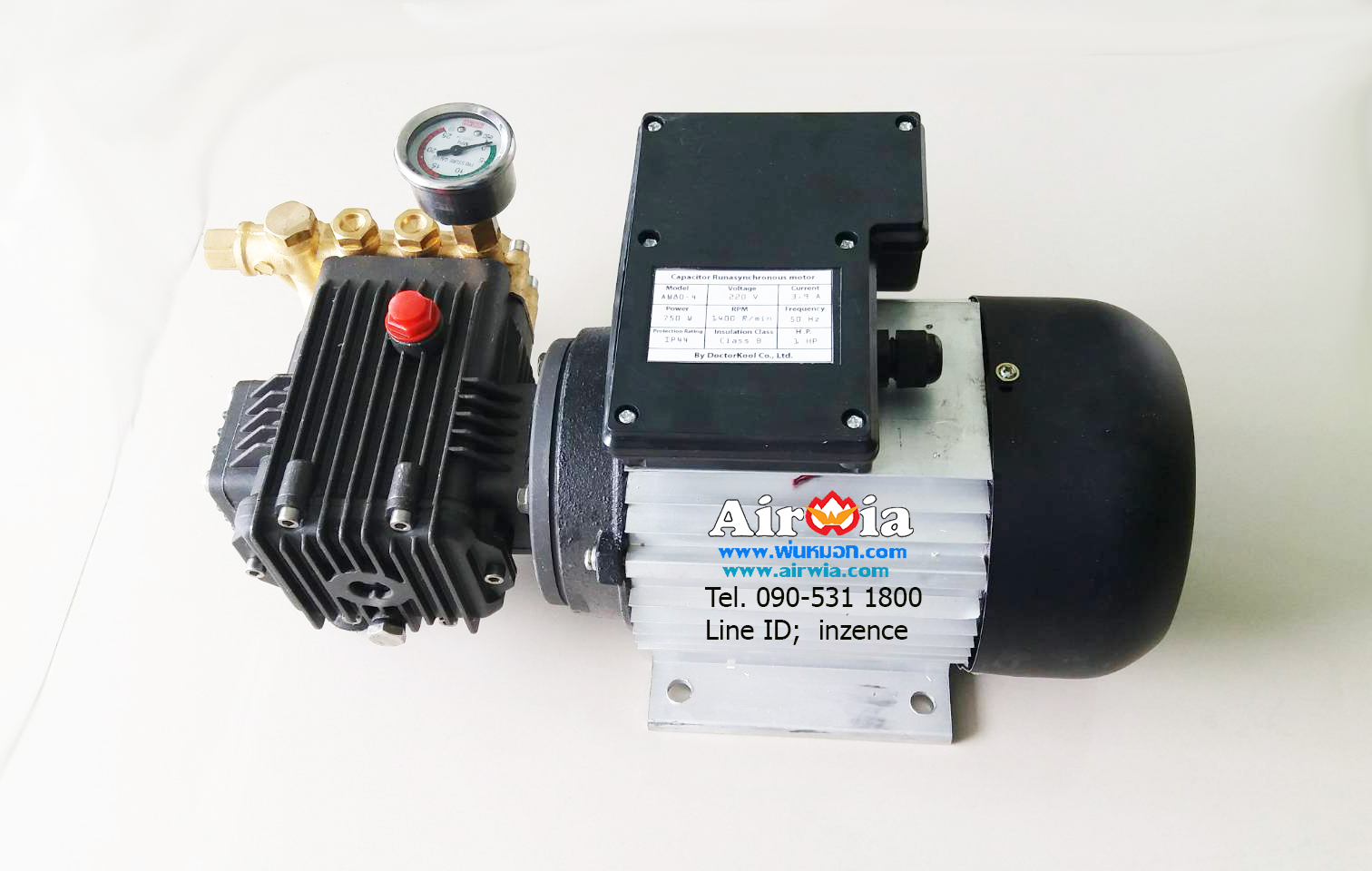 ปั๊มพ่นหมอกแรงดันสูง 5.5L ; 70-150 Bar ปรับได้