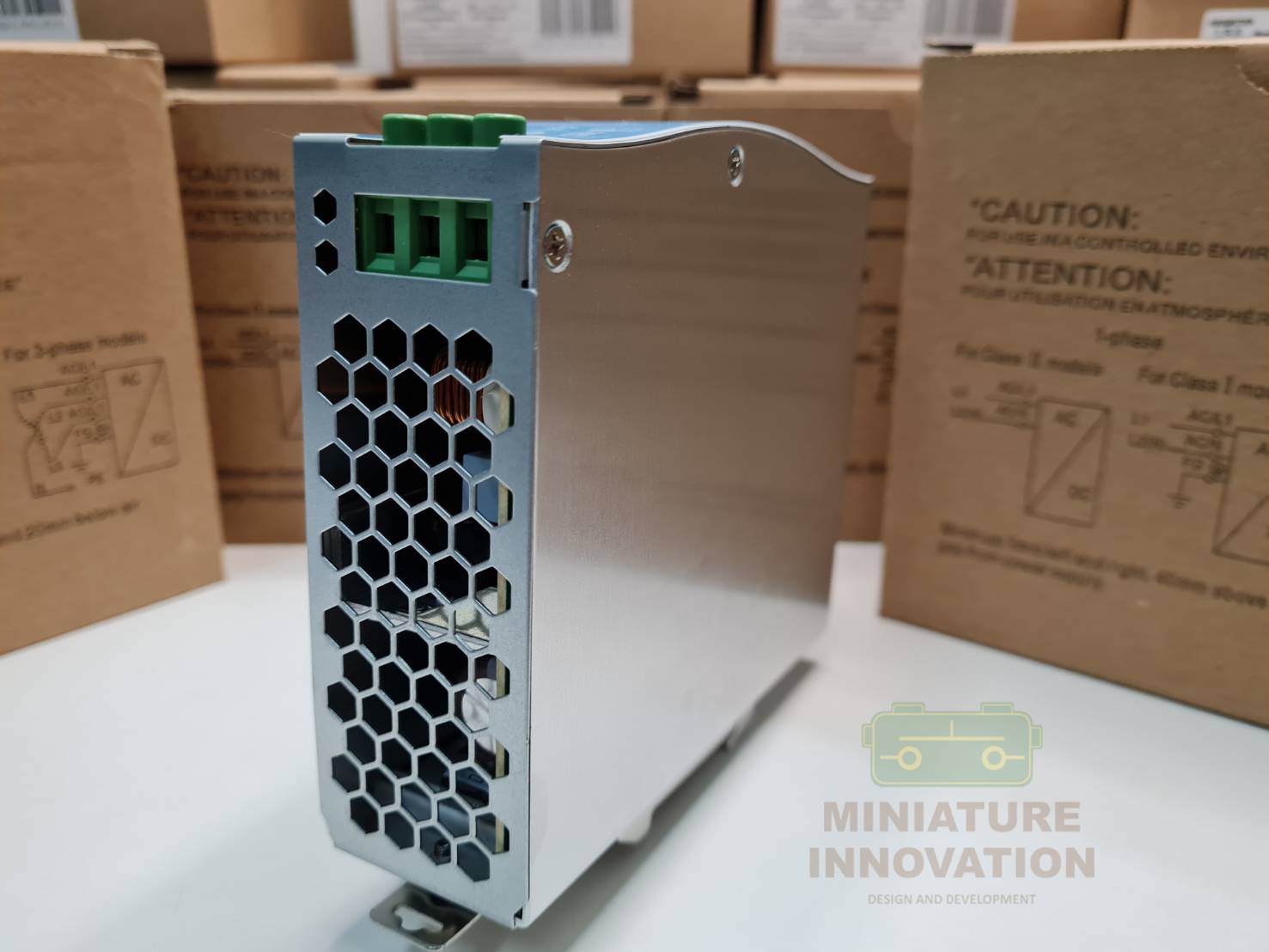 Mean Well รุ่น NDR-120-24 DIN Rail Power Supply, 24V dc Output Voltage, 5A Output Current