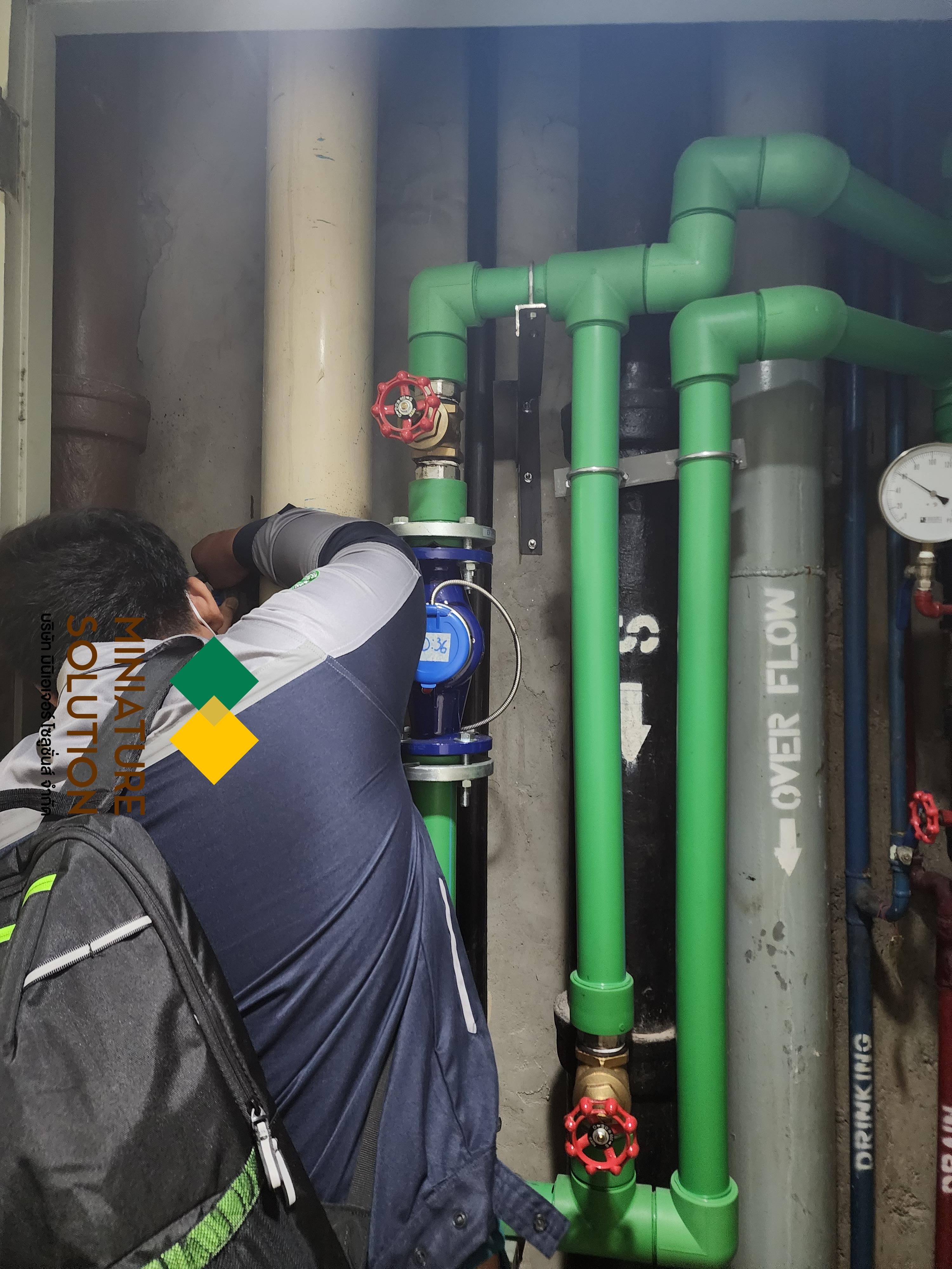 ตรวจสอบมิเตอร์น้ำ RS485 เพื่อเก็บค่าการใช้น้ำของแต่ละที่บน IOT