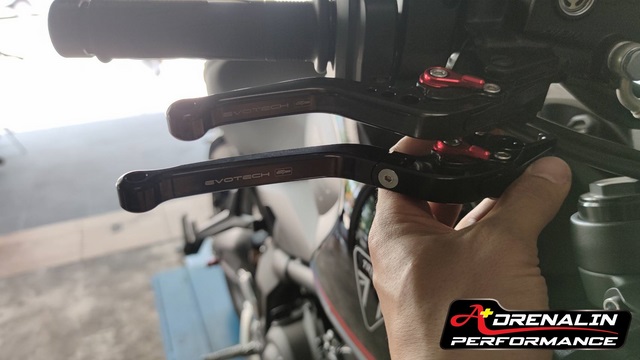 Evotech ก้านเบรค+ก้านคลัทช์ สำหรับ tiger 800 ทุกรุ่น