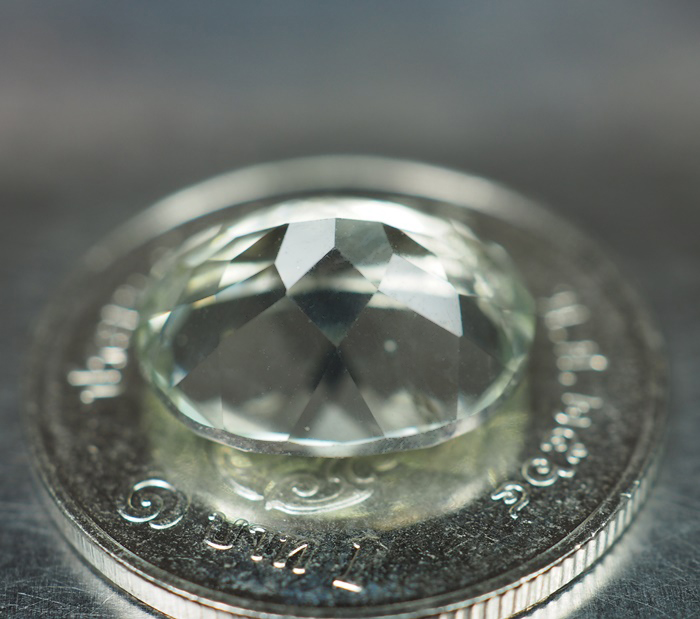 อเมทิสต์สีเขียว (Green Amethyst) 4.37 กะรัต