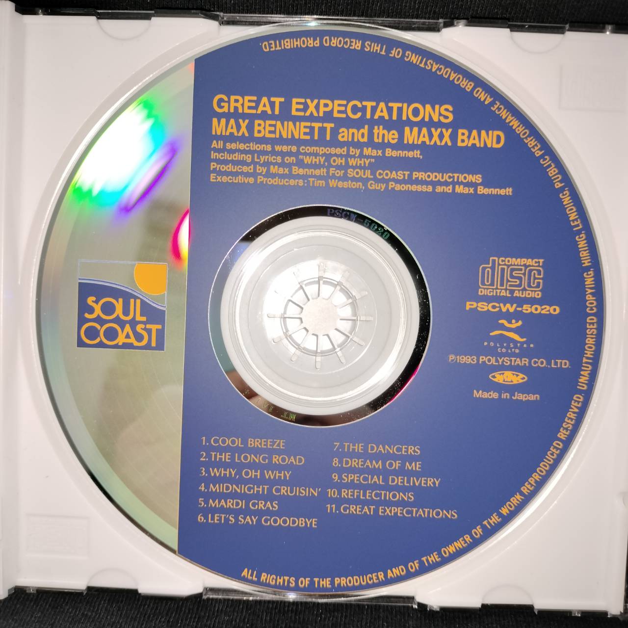 Max Bennett and the Maxx Band – Great Expectations / JAPAN / แผ่นสภาพนางฟ้า / มี Obi