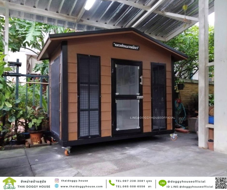 บ้านแมว ทรงจั่ว