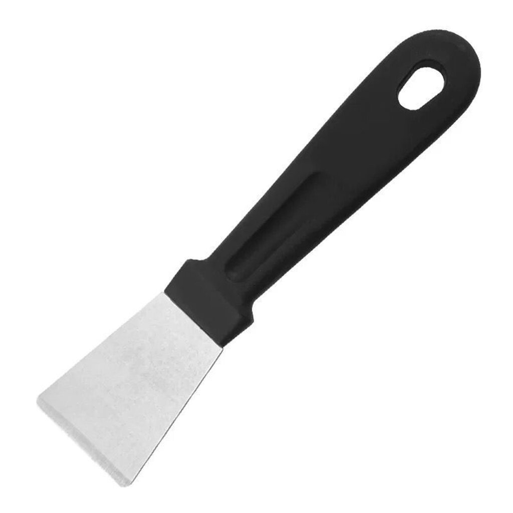 เกรียงสแตนเลส 1.5 นิ้วแบบตรง สีดำ 3.8 x 17 cm. (12-8697)