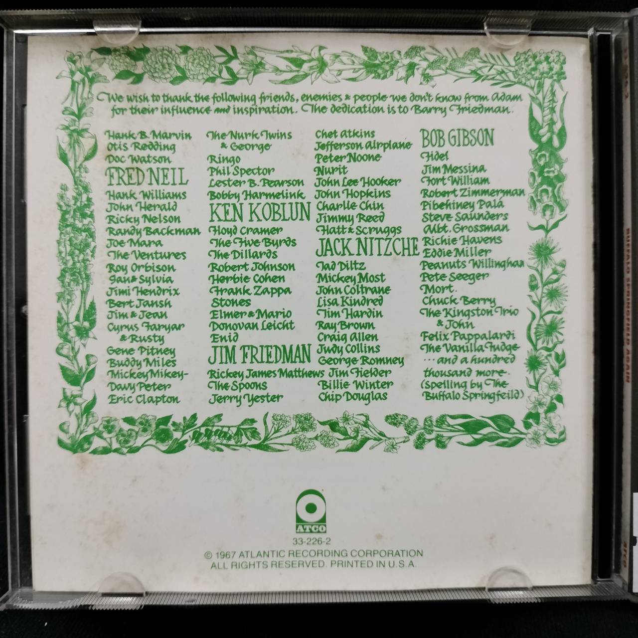 Buffalo Springfield – Buffalo Springfield Again / USA / ปกในมีจุดเหลือง / แผ่นดี