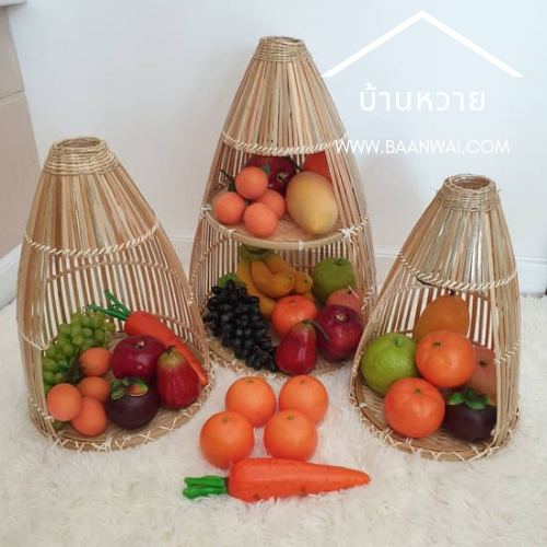 ชั้นวางไม้ไผ่ แบบสุ่ม คอนโดไม้ไผ่ งานสวยมาก ลงเคลือบแล้ว