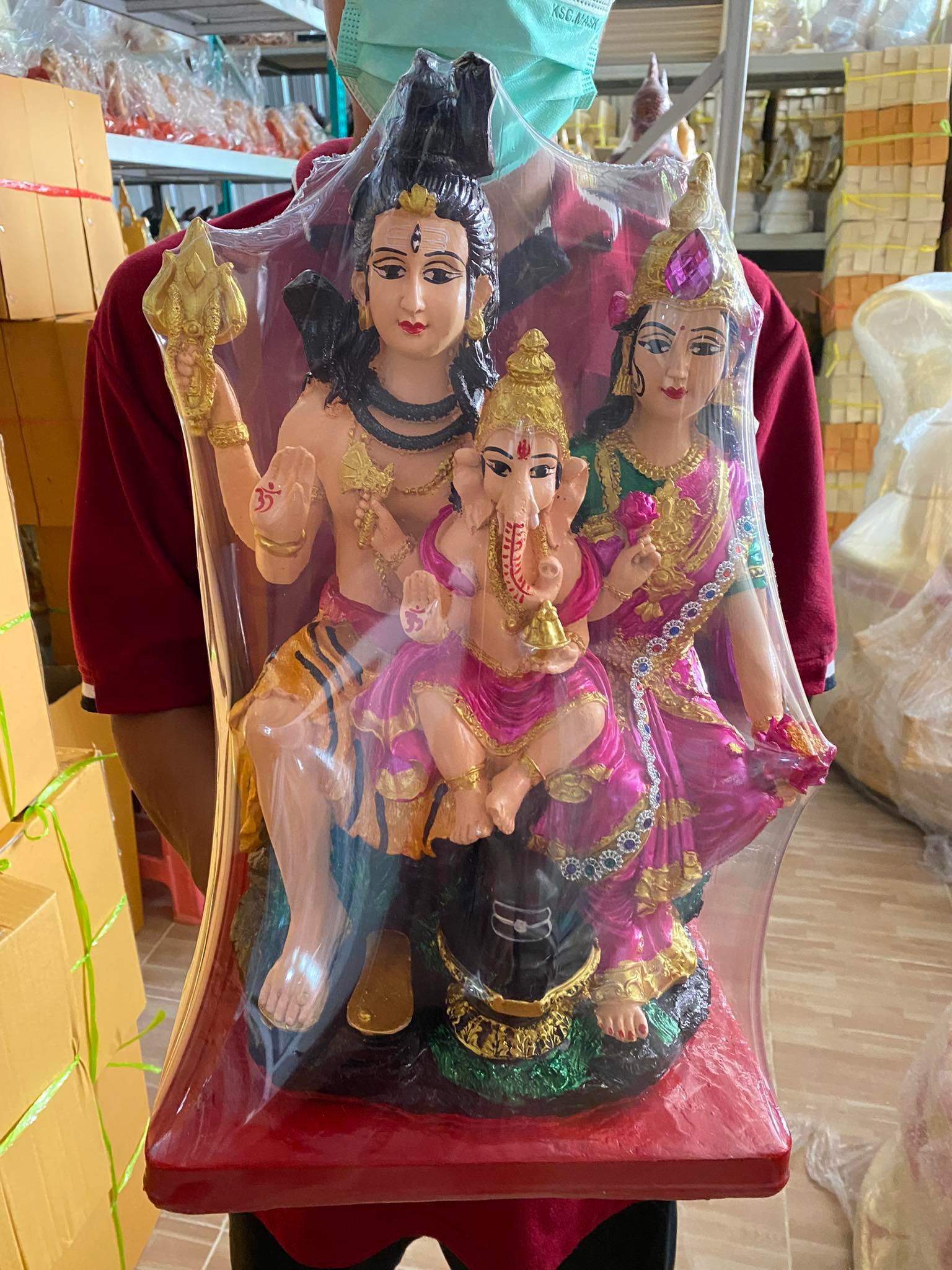 ครอบครัวพระศิวะ พระศิวะ พระเเม่อุมา พระพิฆเนศ