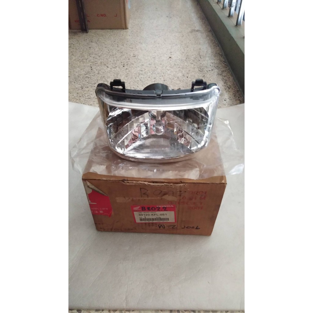 33120-KFL-851 โคมไฟหน้า WAVE100 (ตาเดียว/เพชร) อะไหล่แท้ HONDA