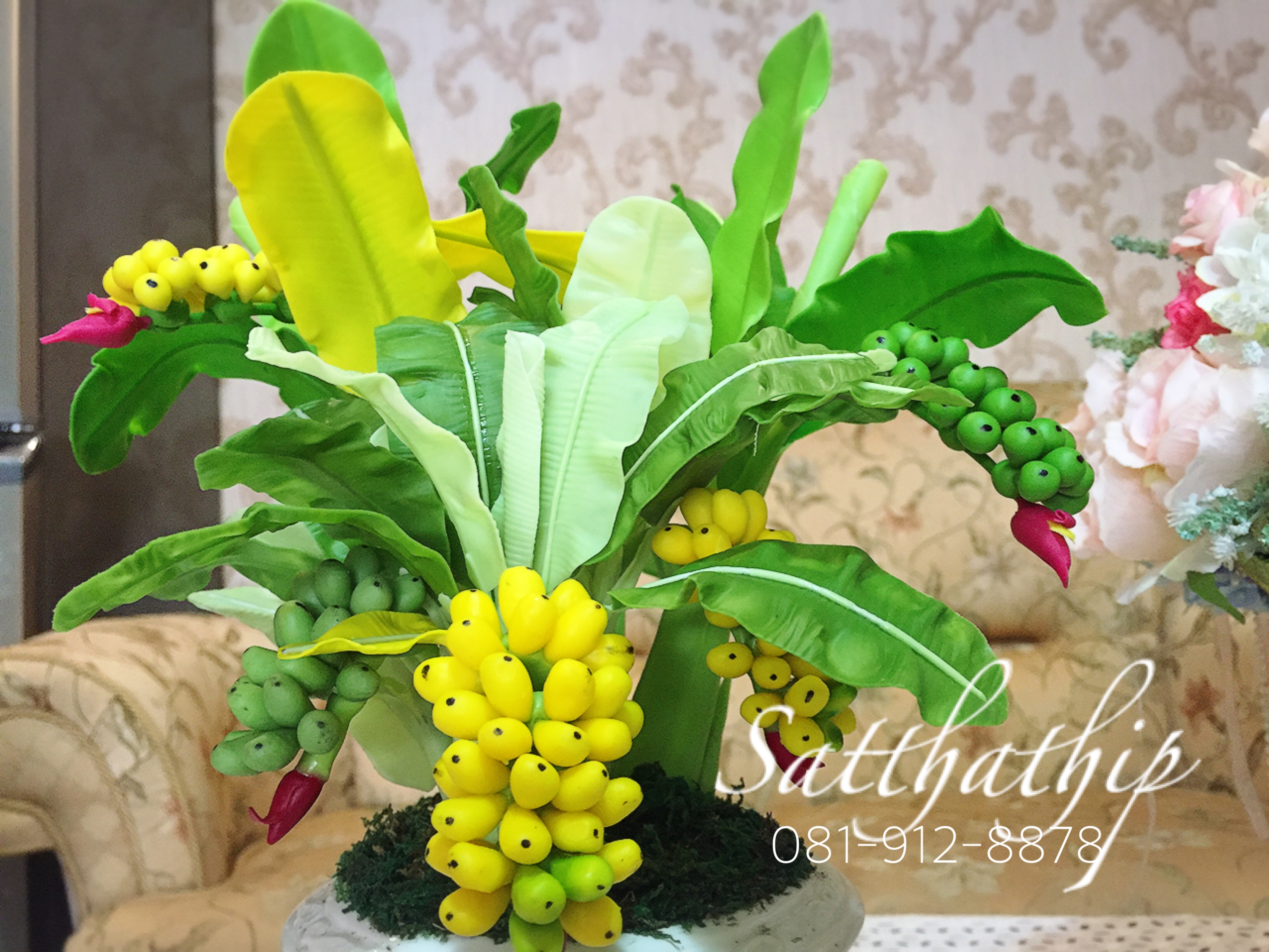 ต้นกล้วย - ต้นกล้วย ประดิษฐ์จากดิน - Banana tree