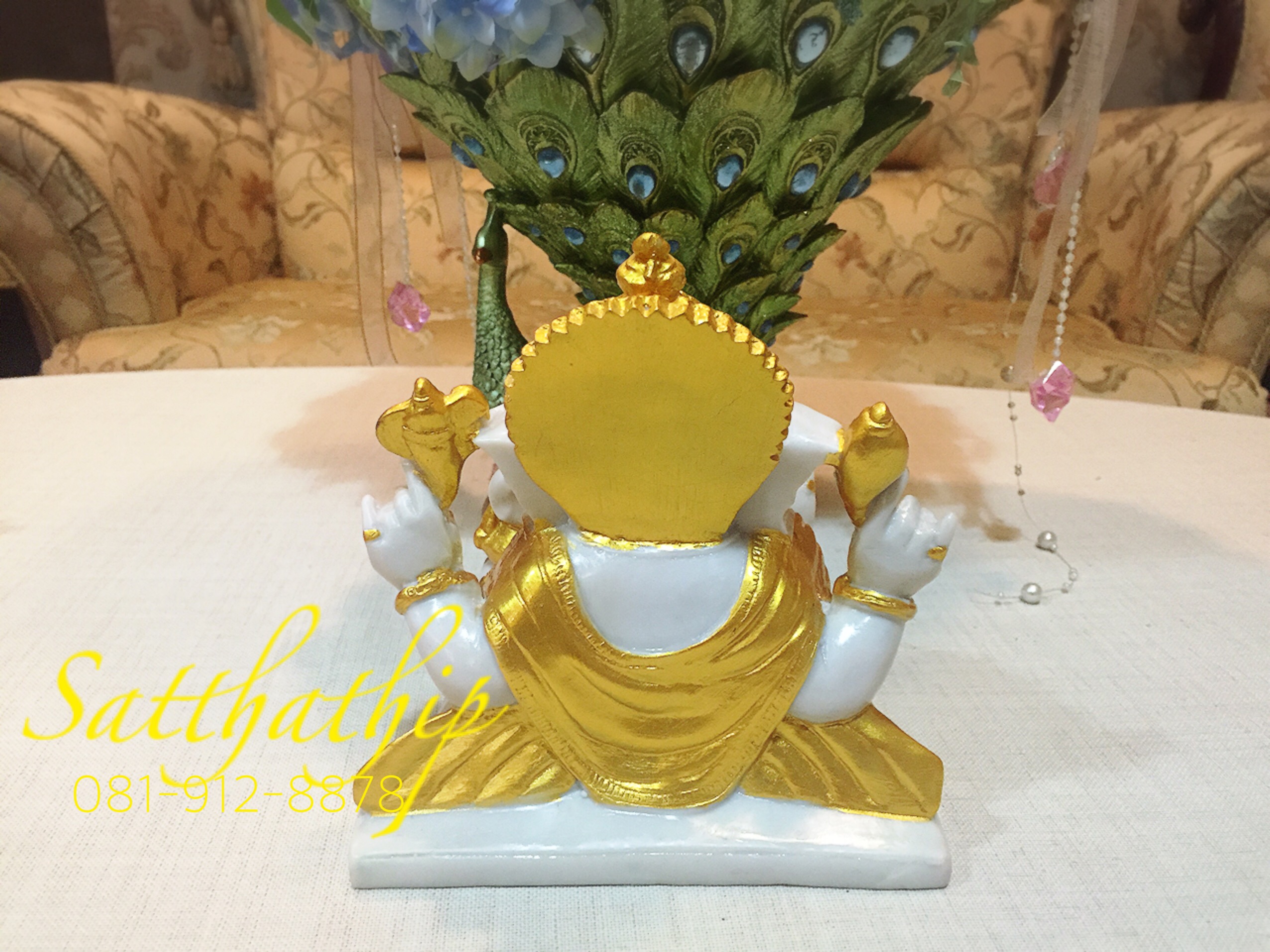 [สินค้าหมด - sold out***] พระพิฆเนศ ปางเศรษฐี (เซรามิก) - Ganesha: Lord of Success